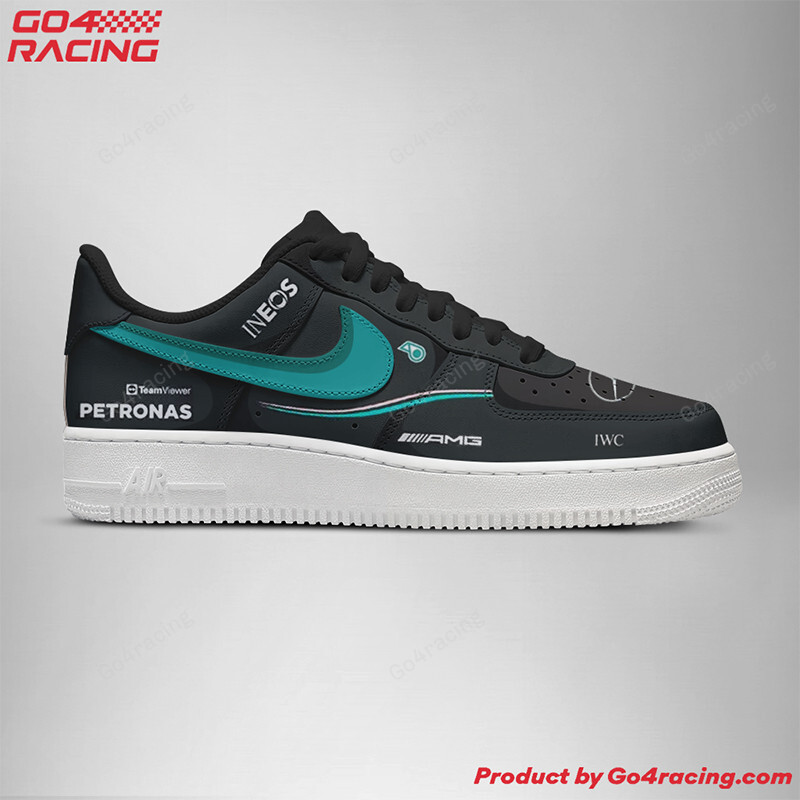 Mecedes Petronas Formula Air Low-Top Sneakers Shoes Comfortable For Men And Women Printed Full Size - Image 3