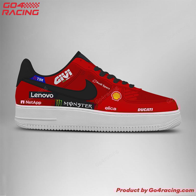 Ducati Racing Factory Air Low-Top Sneakers Shoes Comfortable For Men And Women Printed Full Size - Image 3
