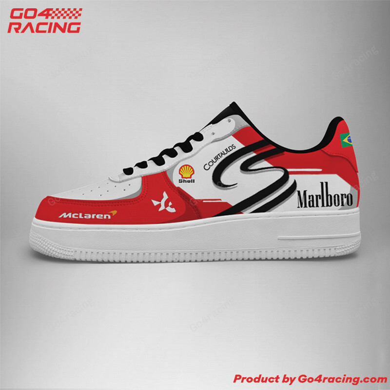 Ayrton Senna Formula Air Low-Top Sneakers Shoes Comfortable For Men And Women Printed Full Size - Image 2