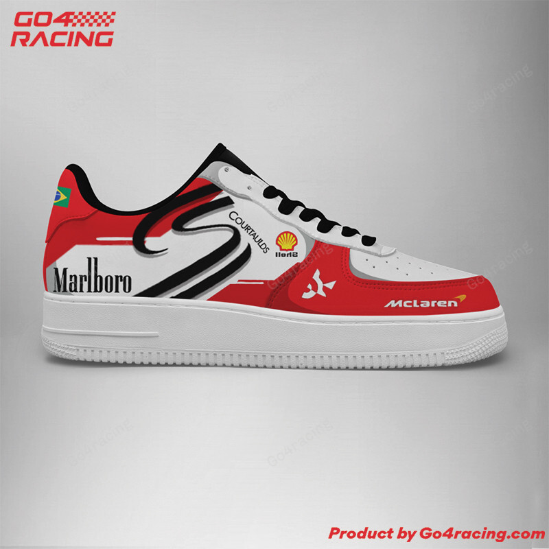 Ayrton Senna Formula Air Low-Top Sneakers Shoes Comfortable For Men And Women Printed Full Size - Image 3