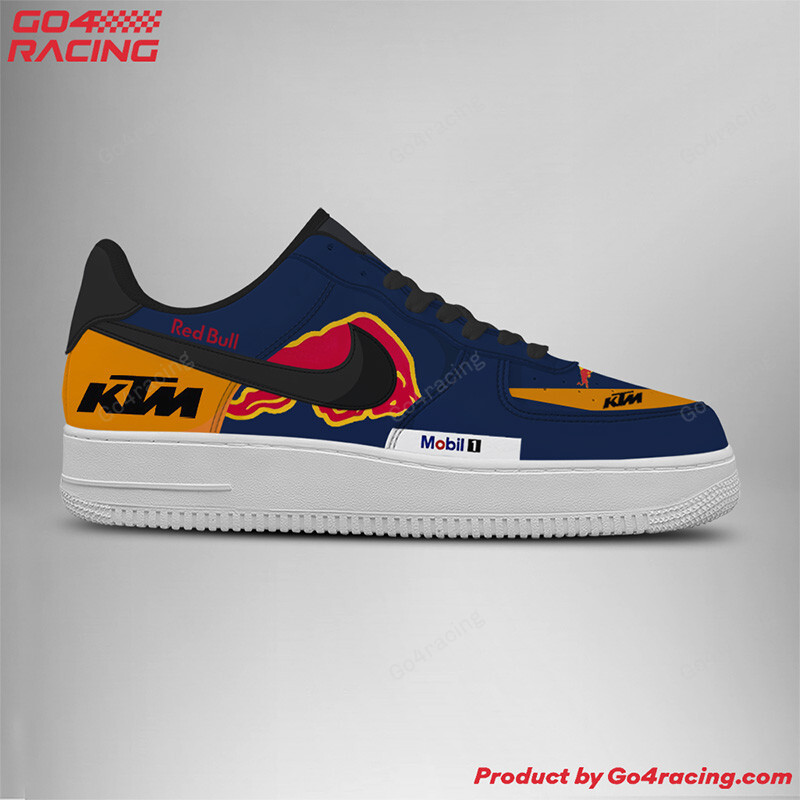 Redbull KTM Factory Racing Air Low-Top Sneakers Shoes Comfortable For Men And Women Printed Full Size - Image 3