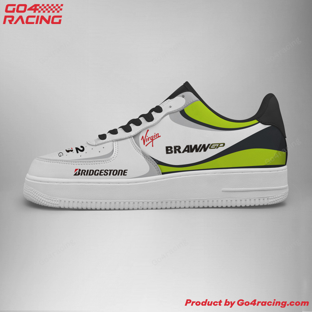 Brawn GP Formula Air Low-Top Sneakers Shoes Comfortable For Men And Women Printed Full Size - Image 3