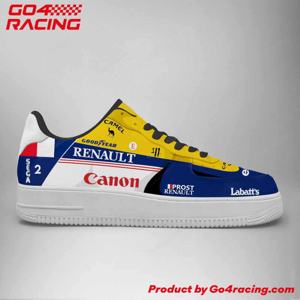 Williams Formula Air Low-Top Sneakers Shoes Comfortable For Men And Women Printed Full Size - Image 3