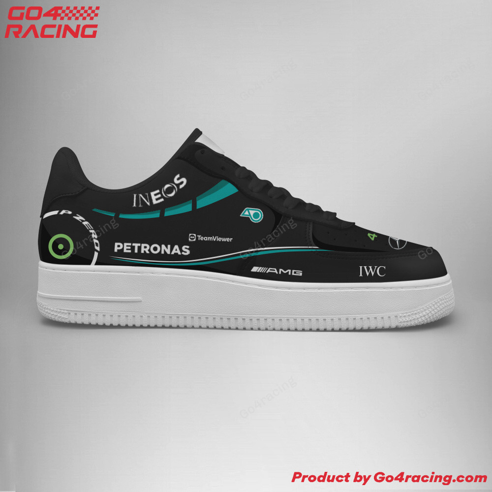Mecedes Petronas Formula Air Low-Top Sneakers Shoes Comfortable For Men And Women Printed Full Size - Image 3