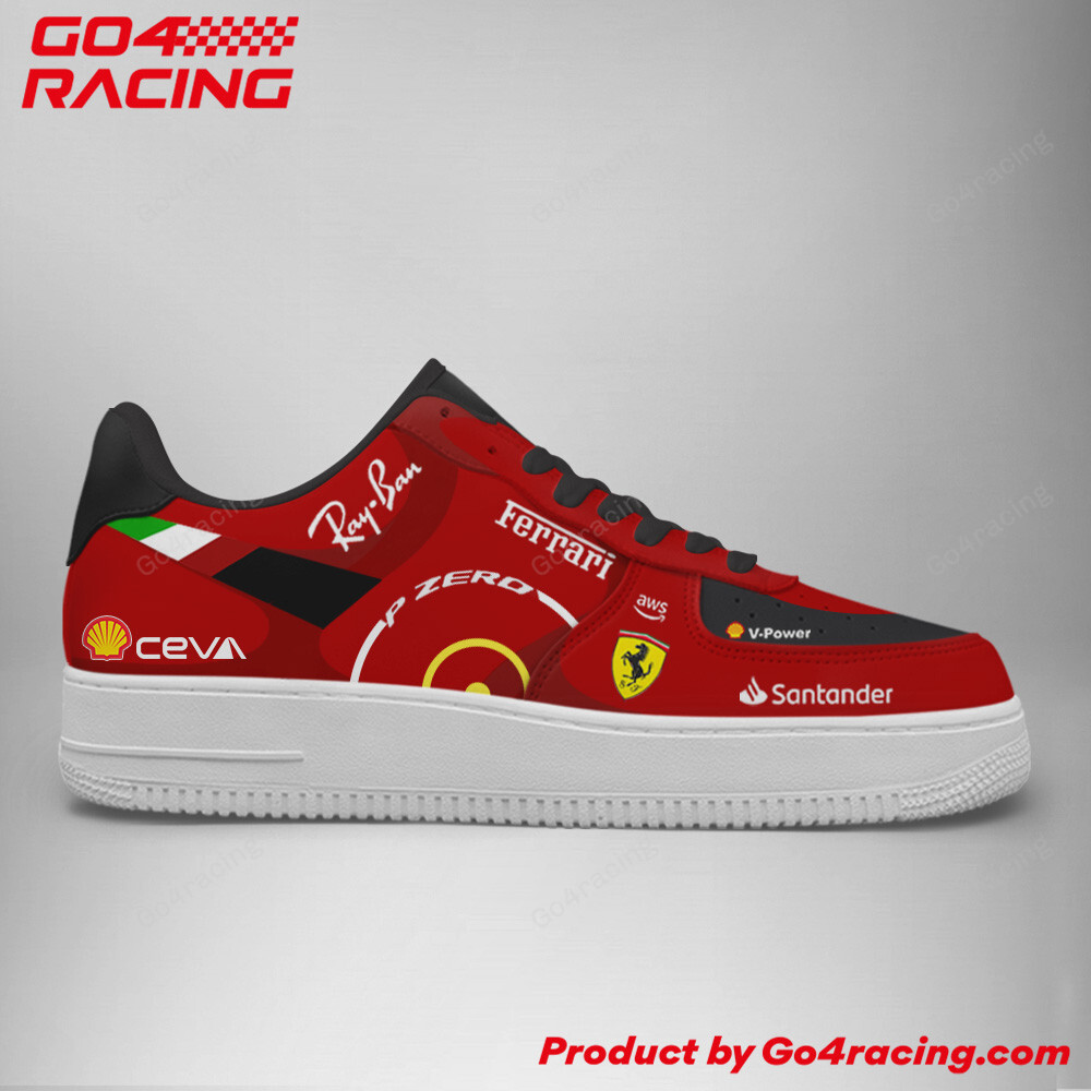 Ferrari Formula Air Low-Top Sneakers Shoes Comfortable For Men And Women Printed Full Size - Image 3
