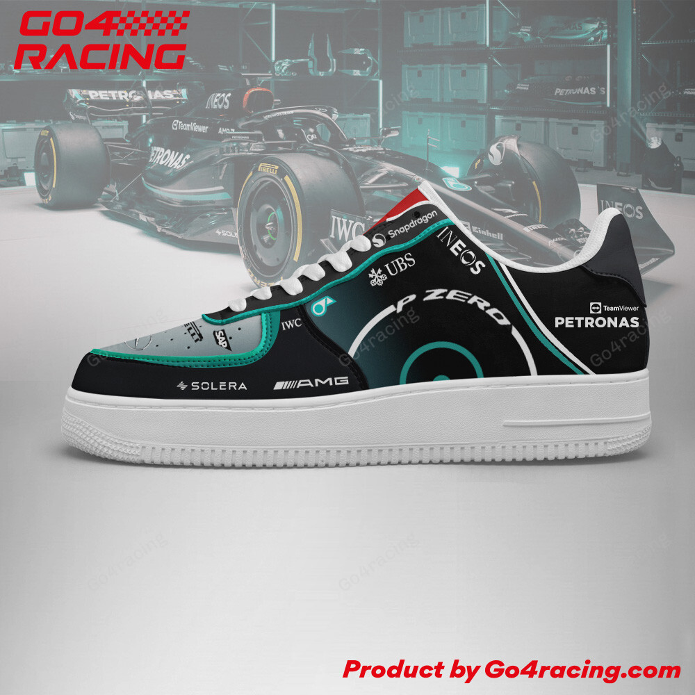 Mecedes AMG F1 Air Low-Top Sneakers Shoes Comfortable For Men And Women Printed Full Size - Image 2