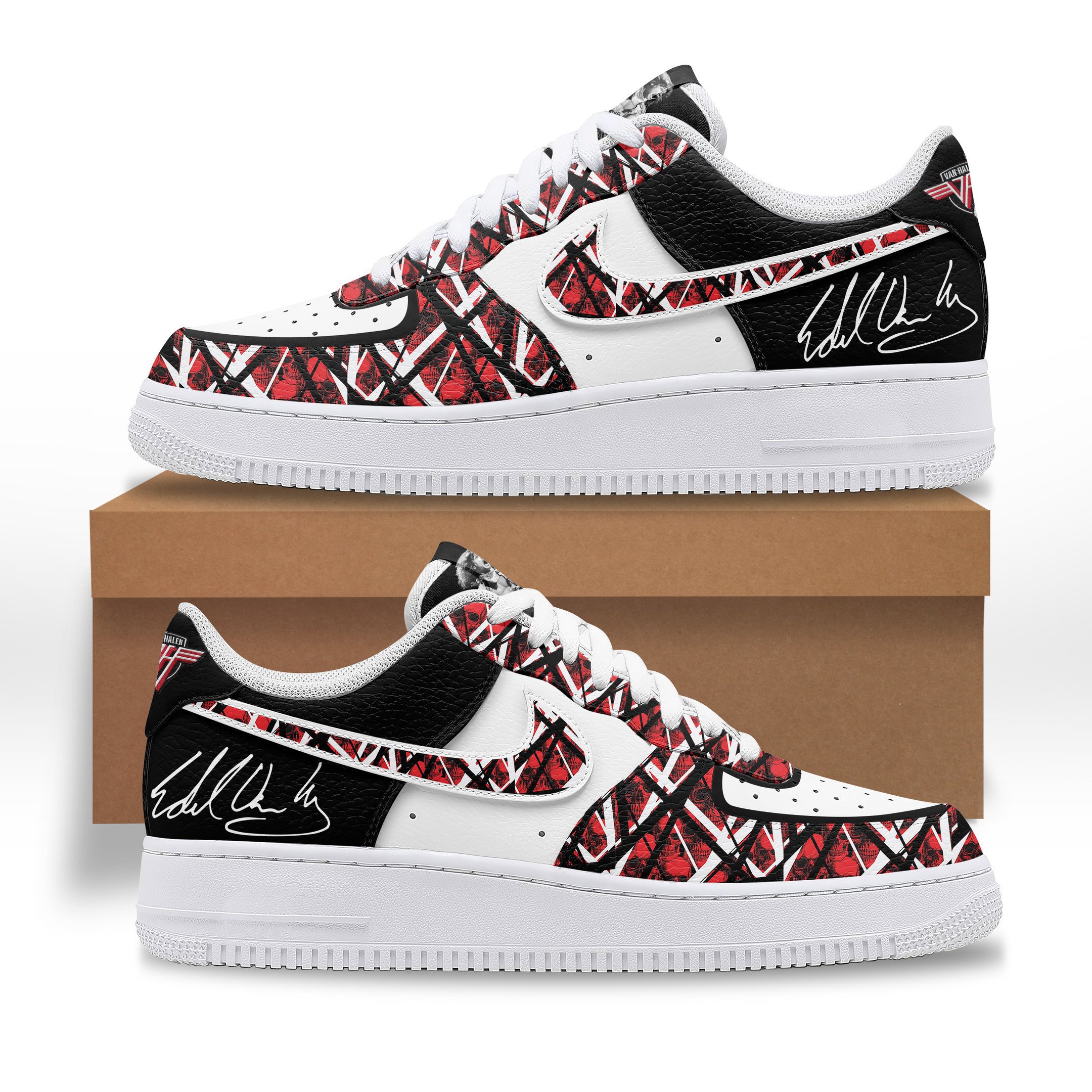 Van Halen Air Low-Top Sneakers Shoes Comfortable For Men And Women Printed Full Size - Image 2