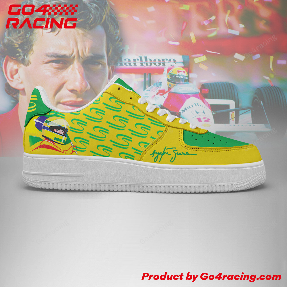 Ayrton Senna Air Low-Top Sneakers Shoes Comfortable For Men And Women Printed Full Size - Image 3