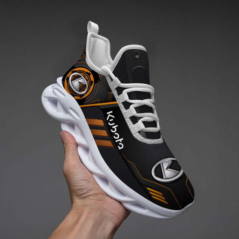 Kubota Max Soul Shoes Sneakers Printed White And Black Sole For Men And Women