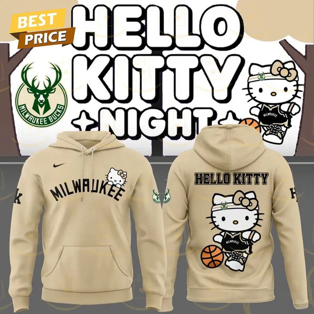 Milwaukee Bucks x Hello Kitty 2025 Hoodie - Image 2