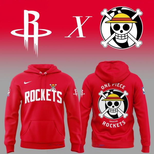 Houston Rockets x One Piece Special Edition Hoodie Presents For Basketball Fans - Image 2