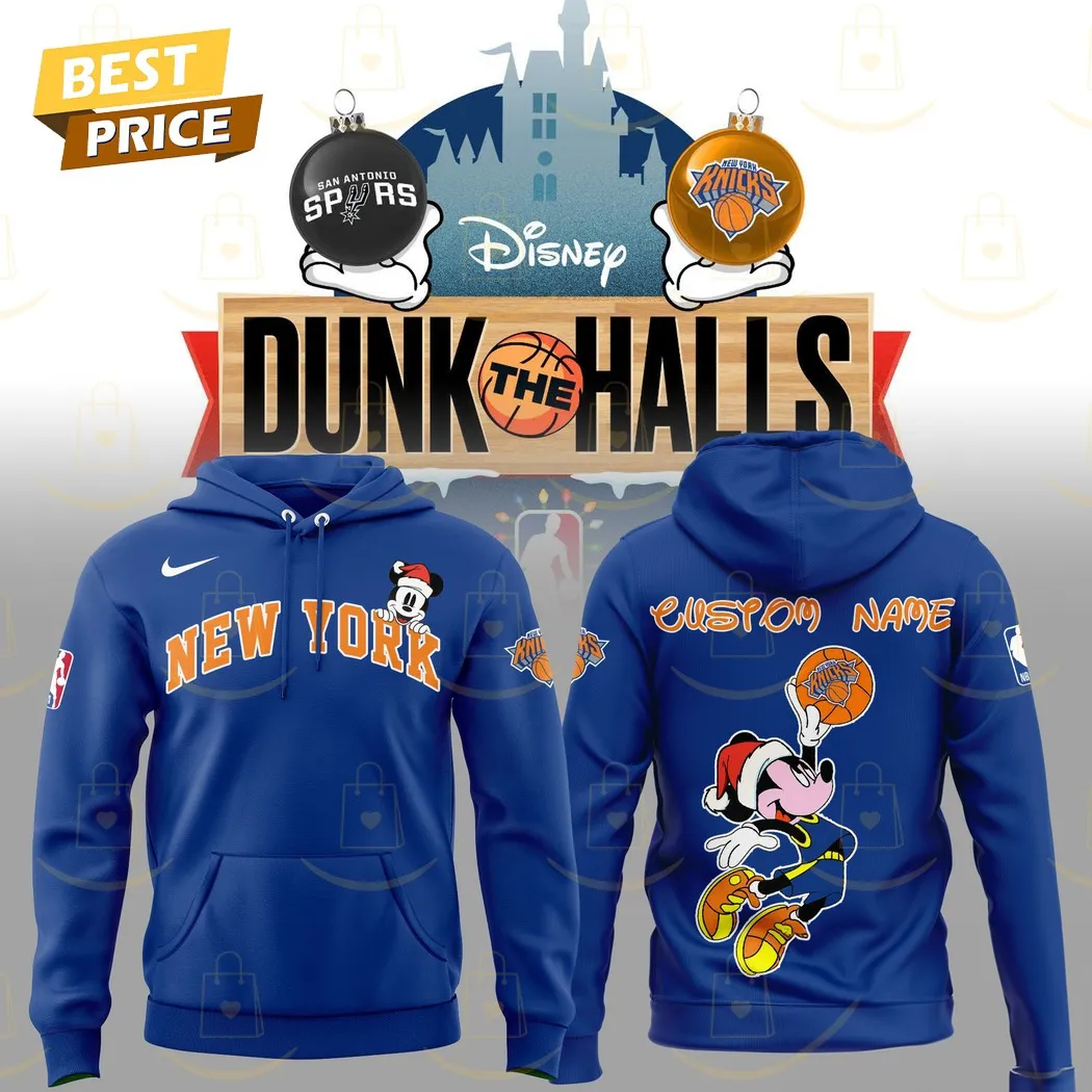 New York Knicks Basketball x Mickey Mouse Hoodie - Image 2