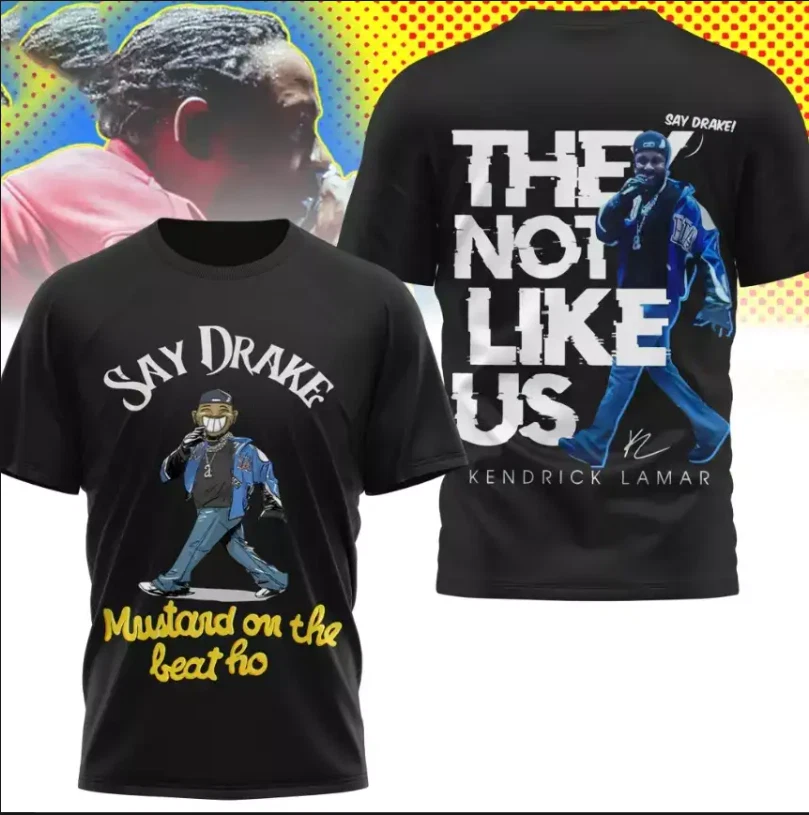 Kendrick Lamar They Not Like Us Aop 3D T-Shirt - Image 2