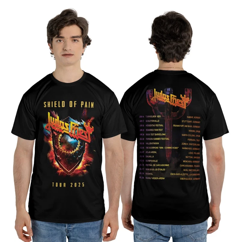 Judas Priest Tour 2025 Aop 3D T-Shirt - Image 2