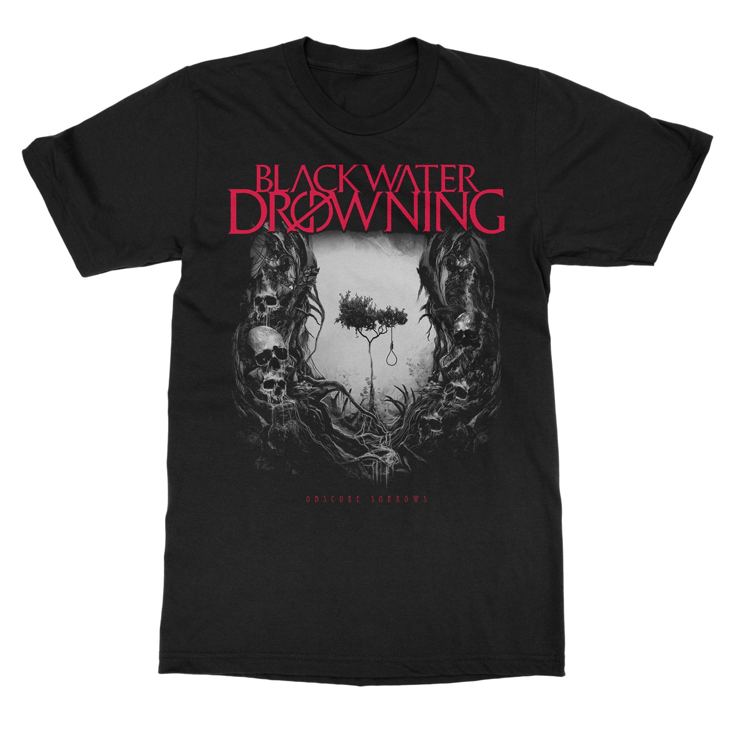 Blackwater Drowning Where Hope Ends Bw T-Shirt - Image 2