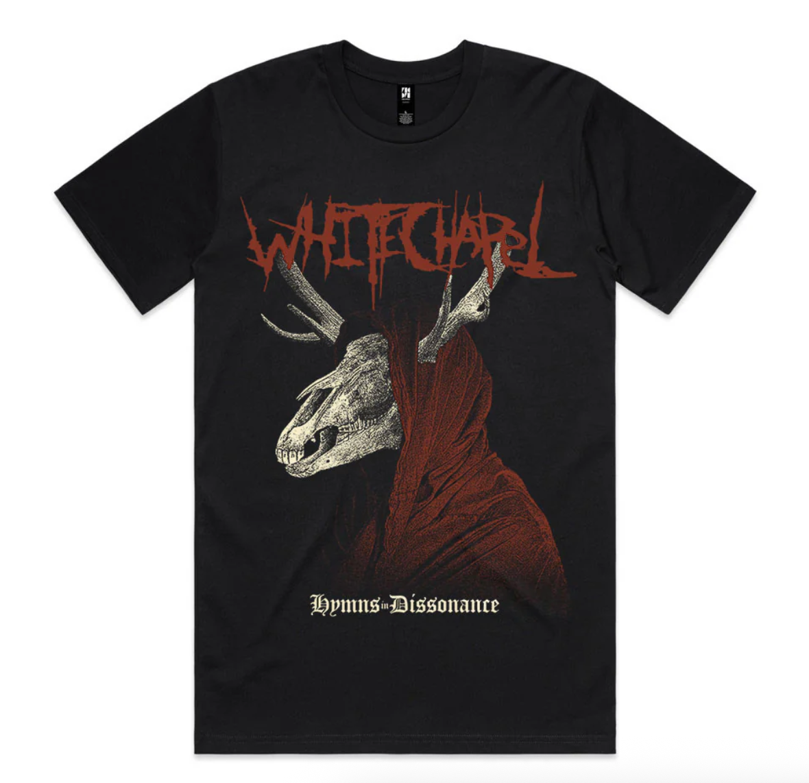 Whitechapel Hooded Skull T-Shirt - Image 2