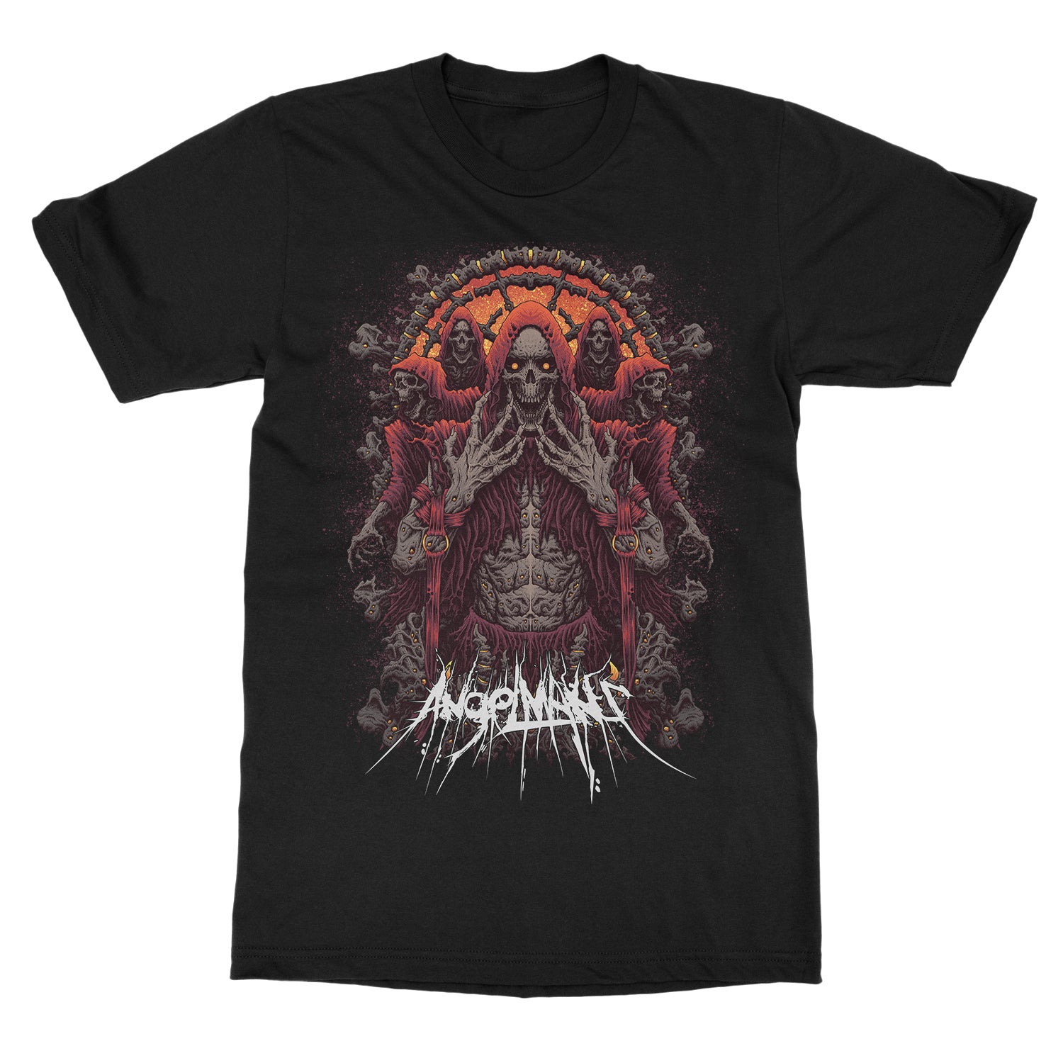 Angelmaker Red Skeleton T-Shirt - Image 2