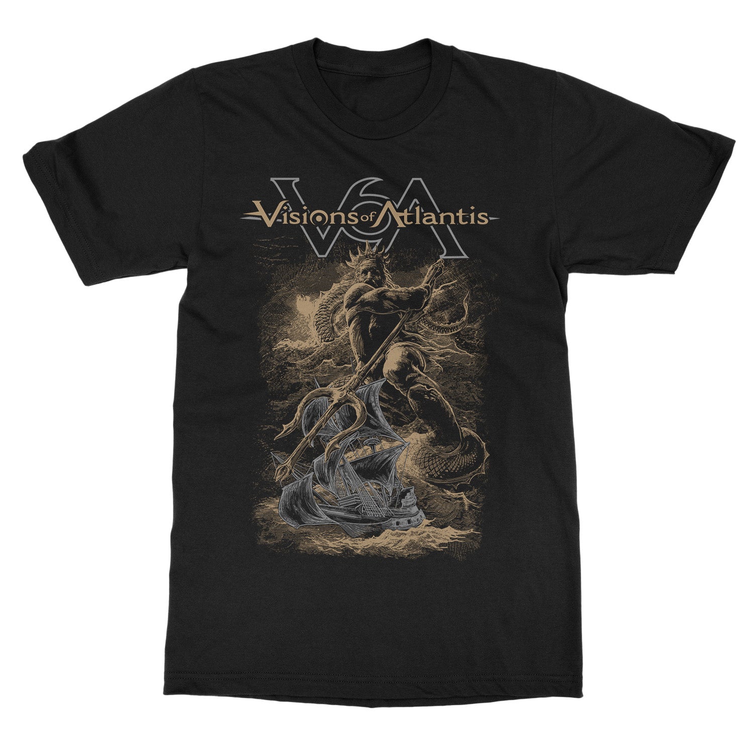 Visions Of Atlantis Poseidon T-Shirt - Image 2
