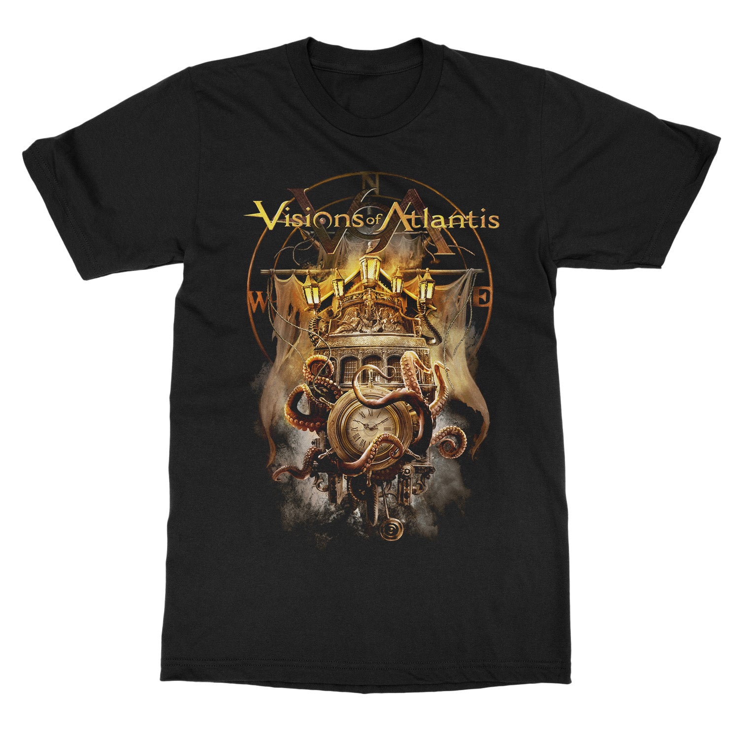 Visions Of Atlantis Clocks T-Shirt - Image 2
