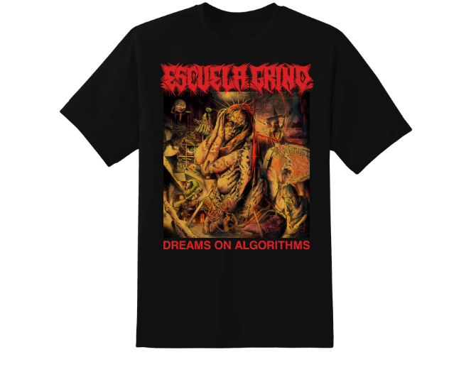 Escuela Grind Dreams On Algorithms T-Shirt - Image 2