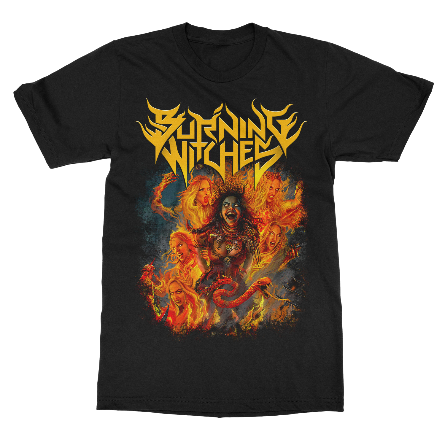 Burning Witches Inquisition T-Shirt - Image 2