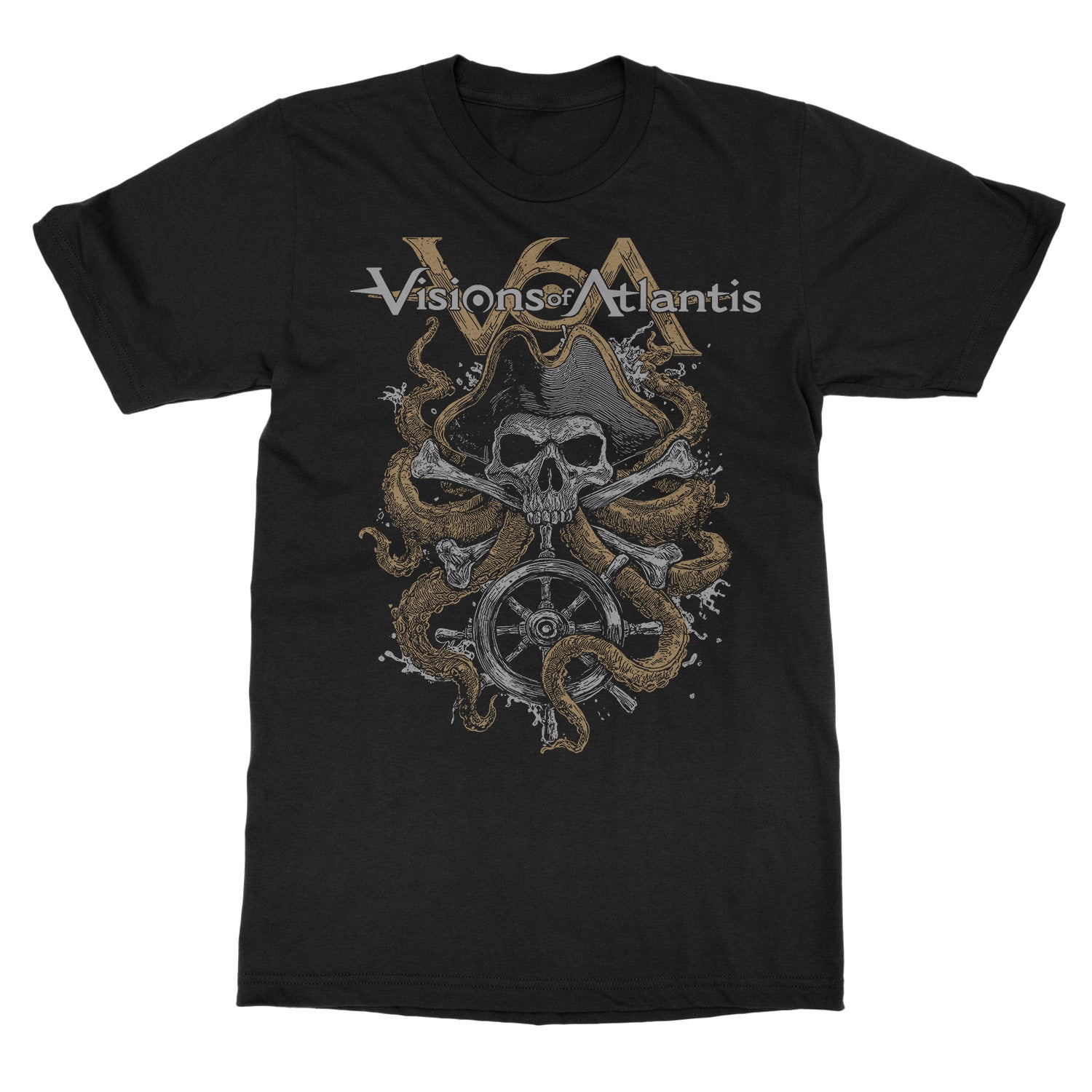 Visions Of Atlantis Plunder Skull T-Shirt - Image 2