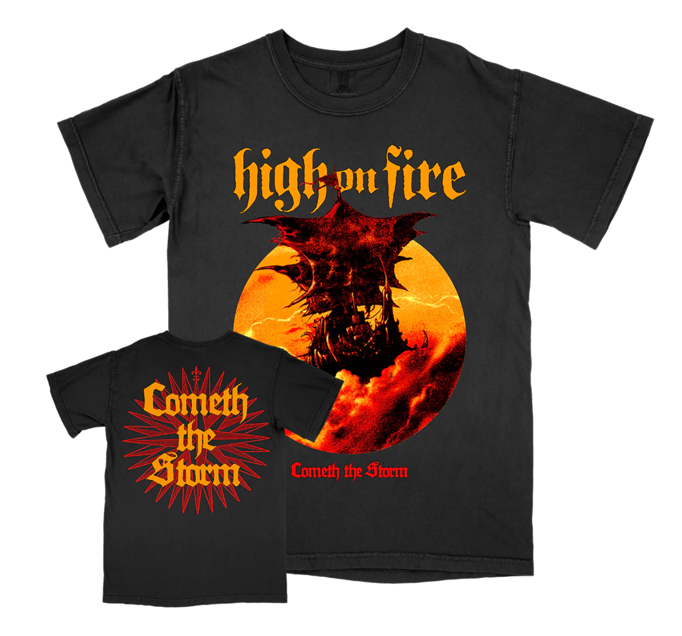 High On Fire Cometh The Storm T-Shirt - Image 2