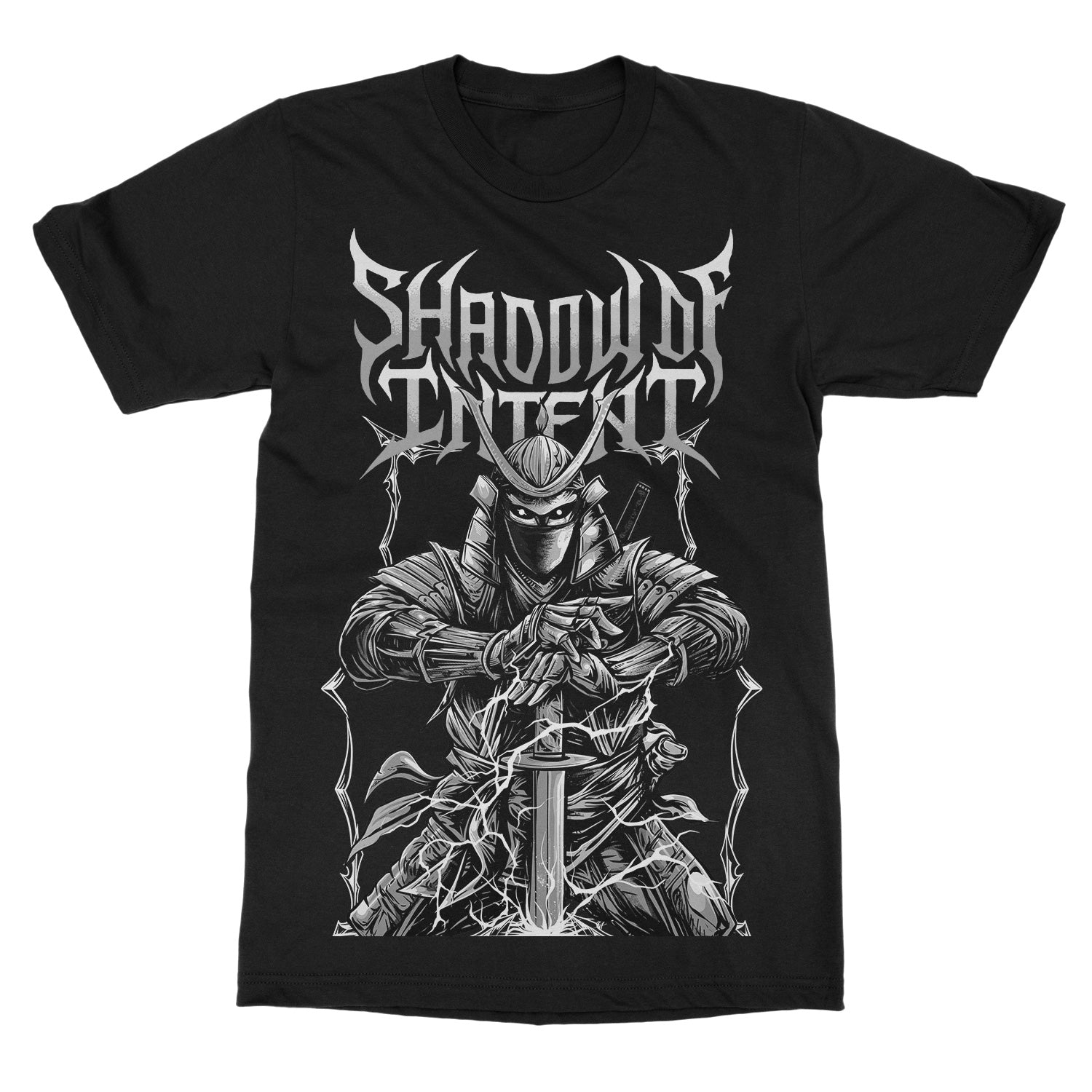 Shadow Of Intent Grey Samurai T-Shirt - Image 2