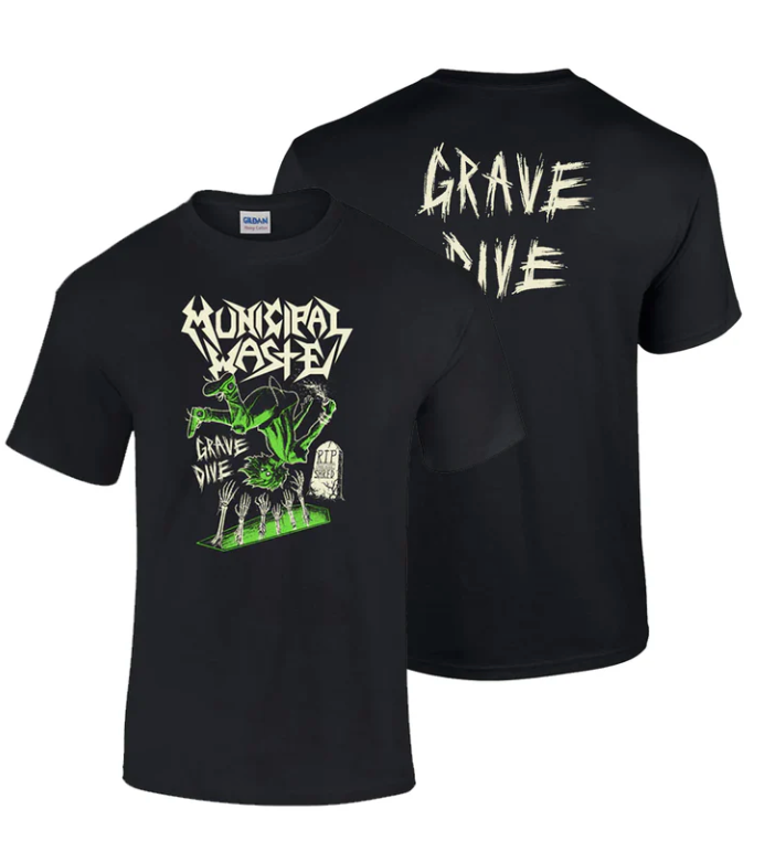 Municipal Waste Grave Dive T-Shirt - Image 2