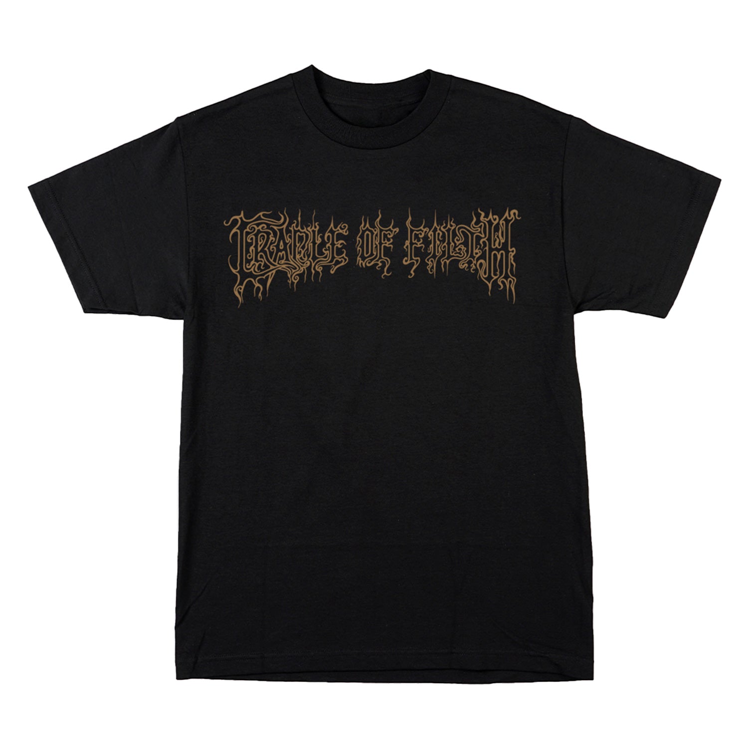 Cradle Of Filth Gold Logo T-Shirt - Image 2