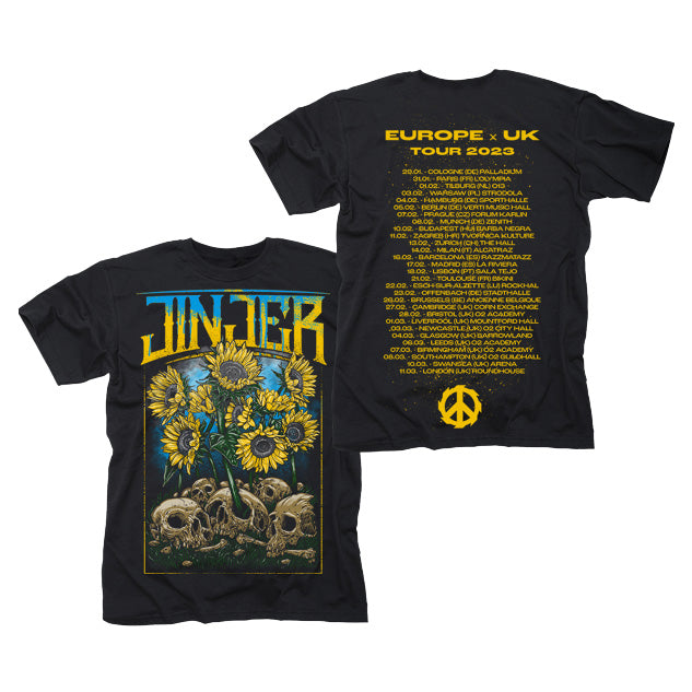 Jinjer Sunflower Tour T-Shirt - Image 2