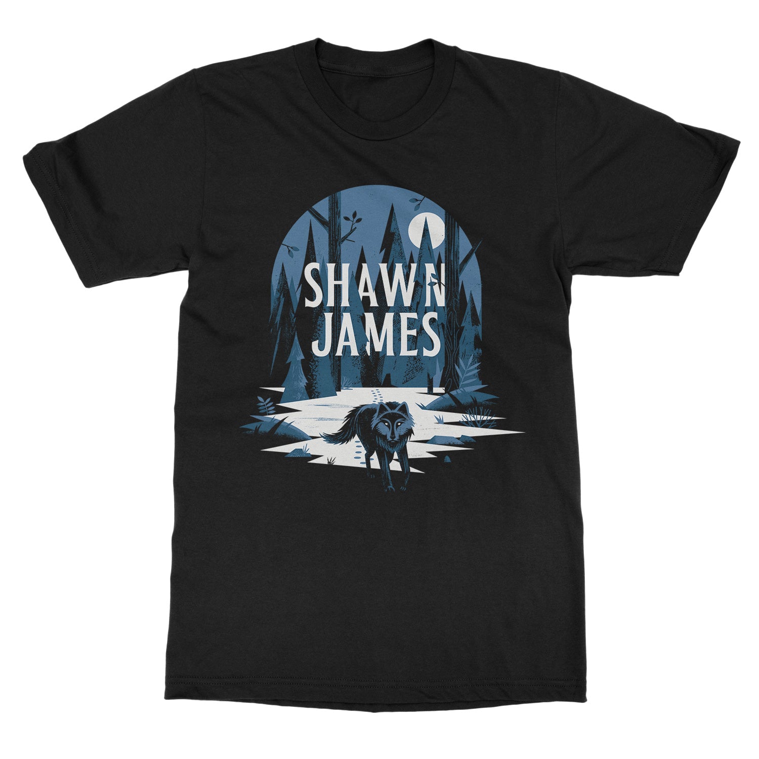 Shawn James Winter Wolf T-Shirt - Image 2