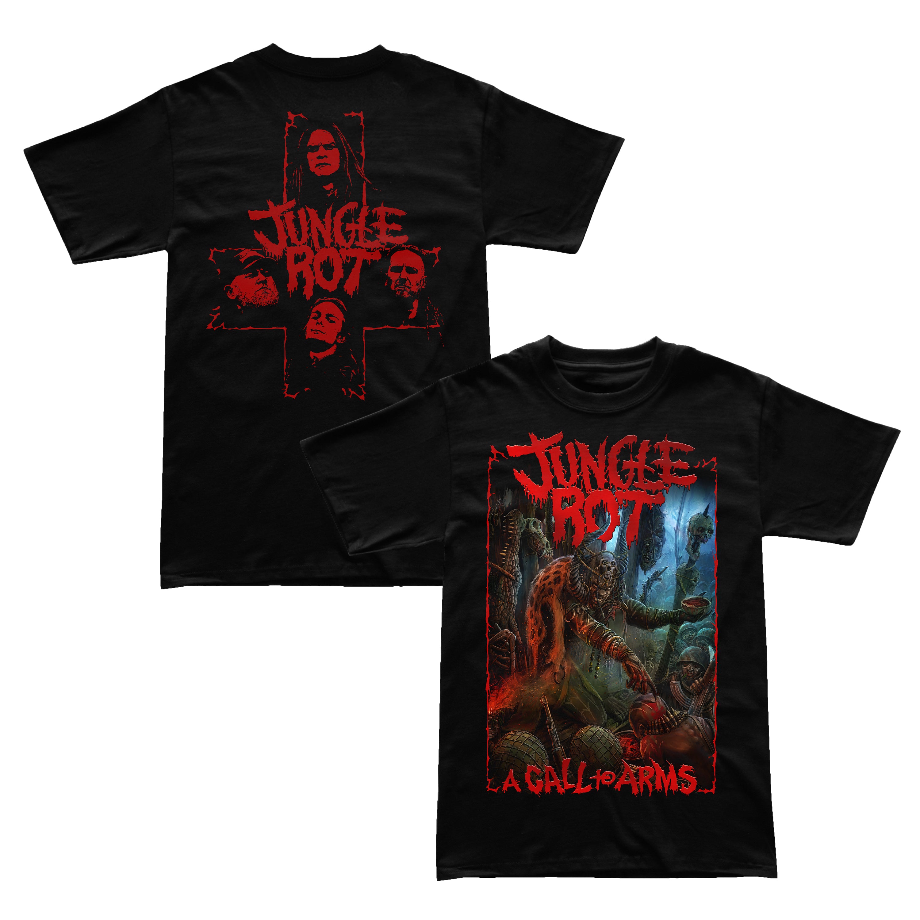 Jungle Rot A Call To Arms T-Shirt - Image 2