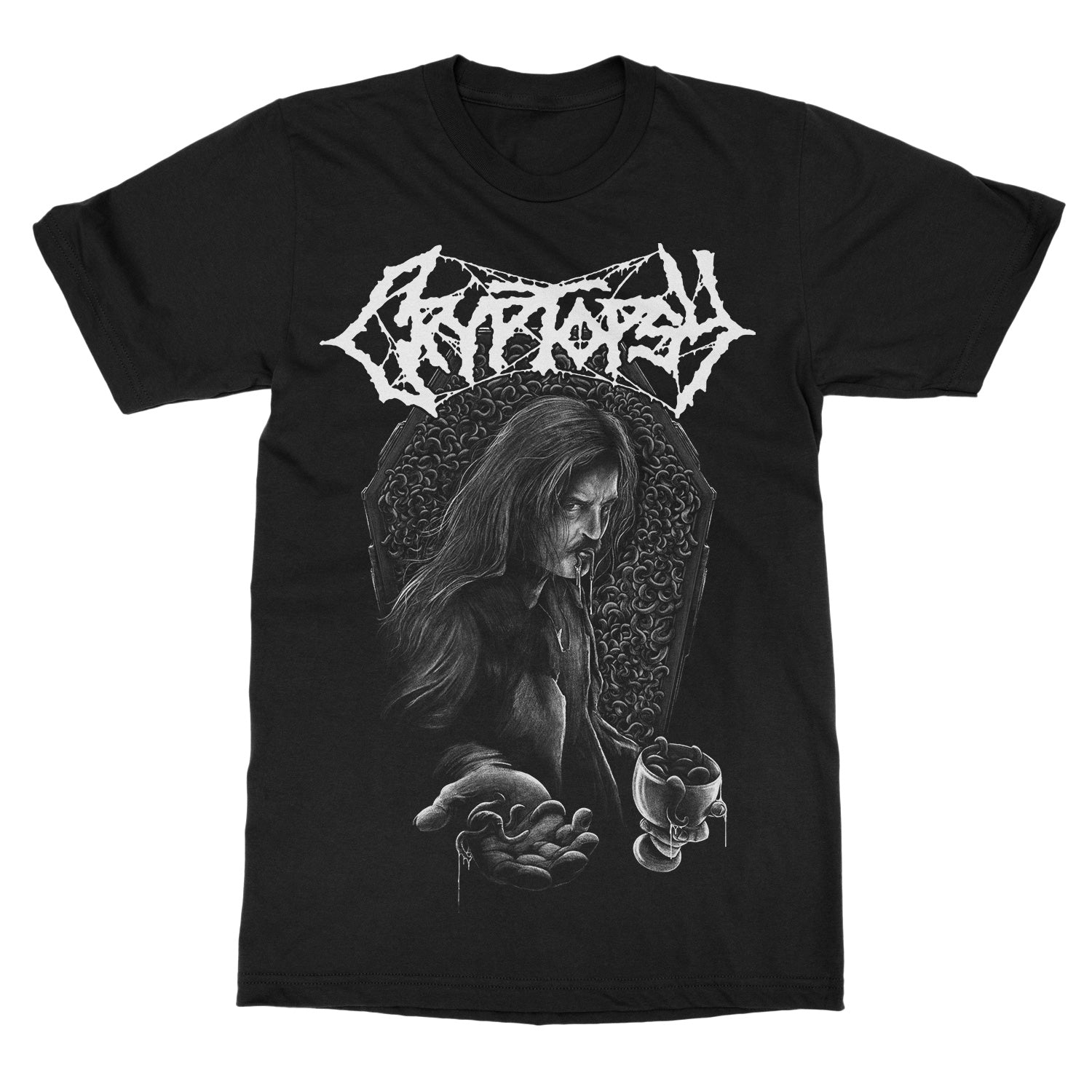 Cryptopsy Bring Back Lord Worm T-Shirt - Image 2