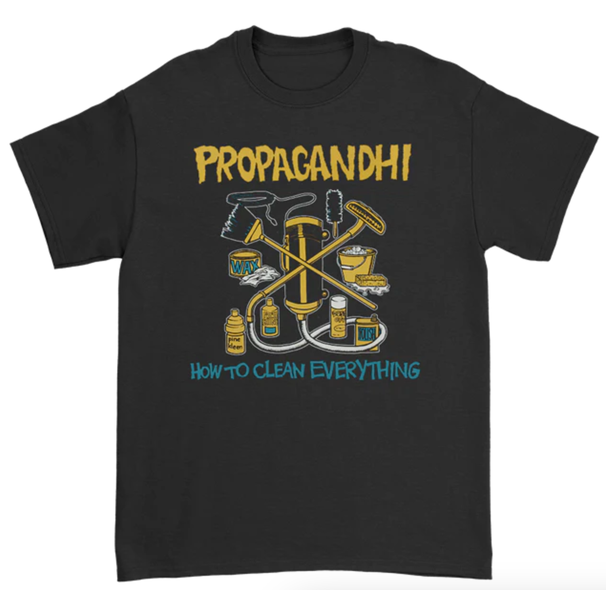 Propagandhi How To Clean Everything T-Shirt - Image 2