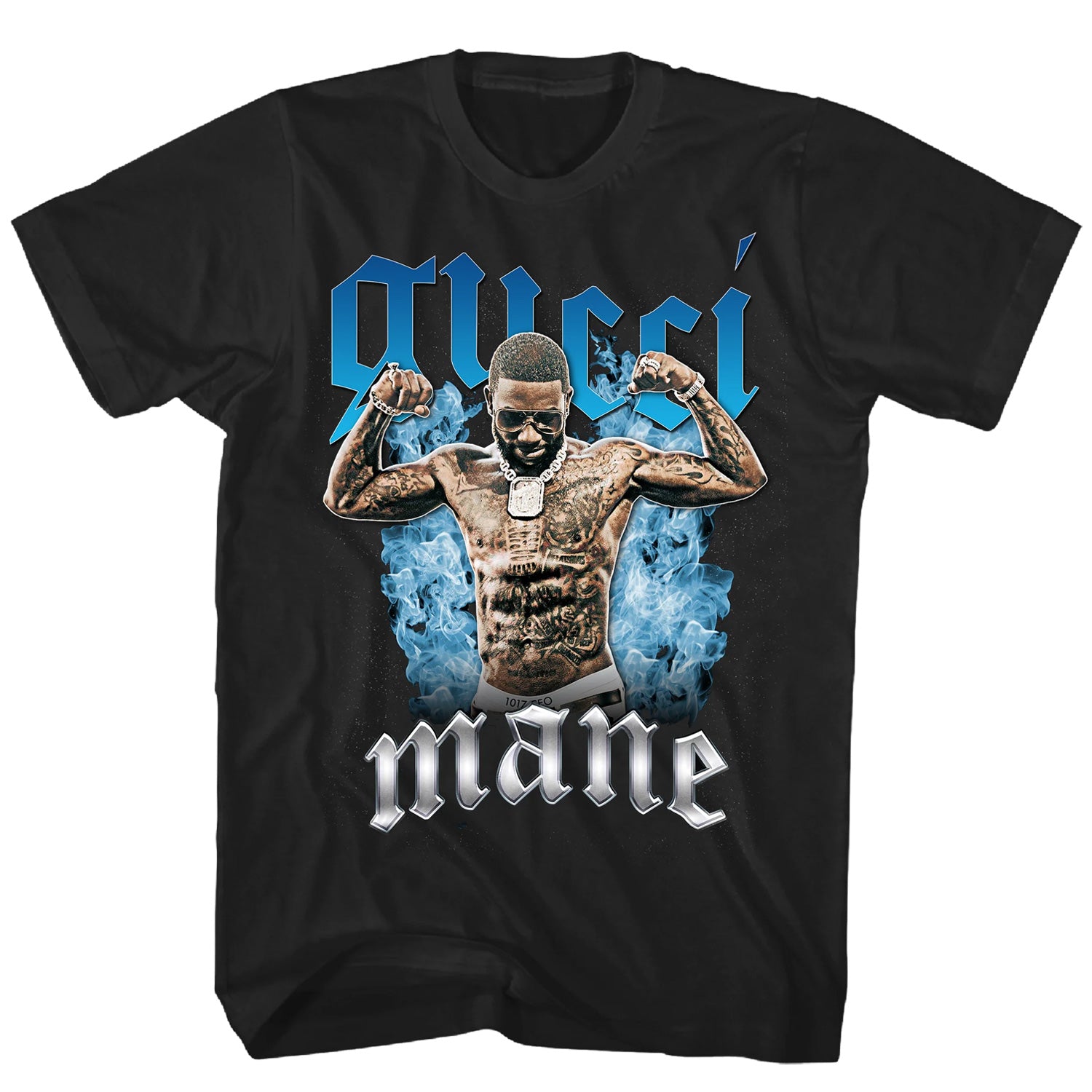 Gucci Mane Blue Fire T-Shirt - Image 2