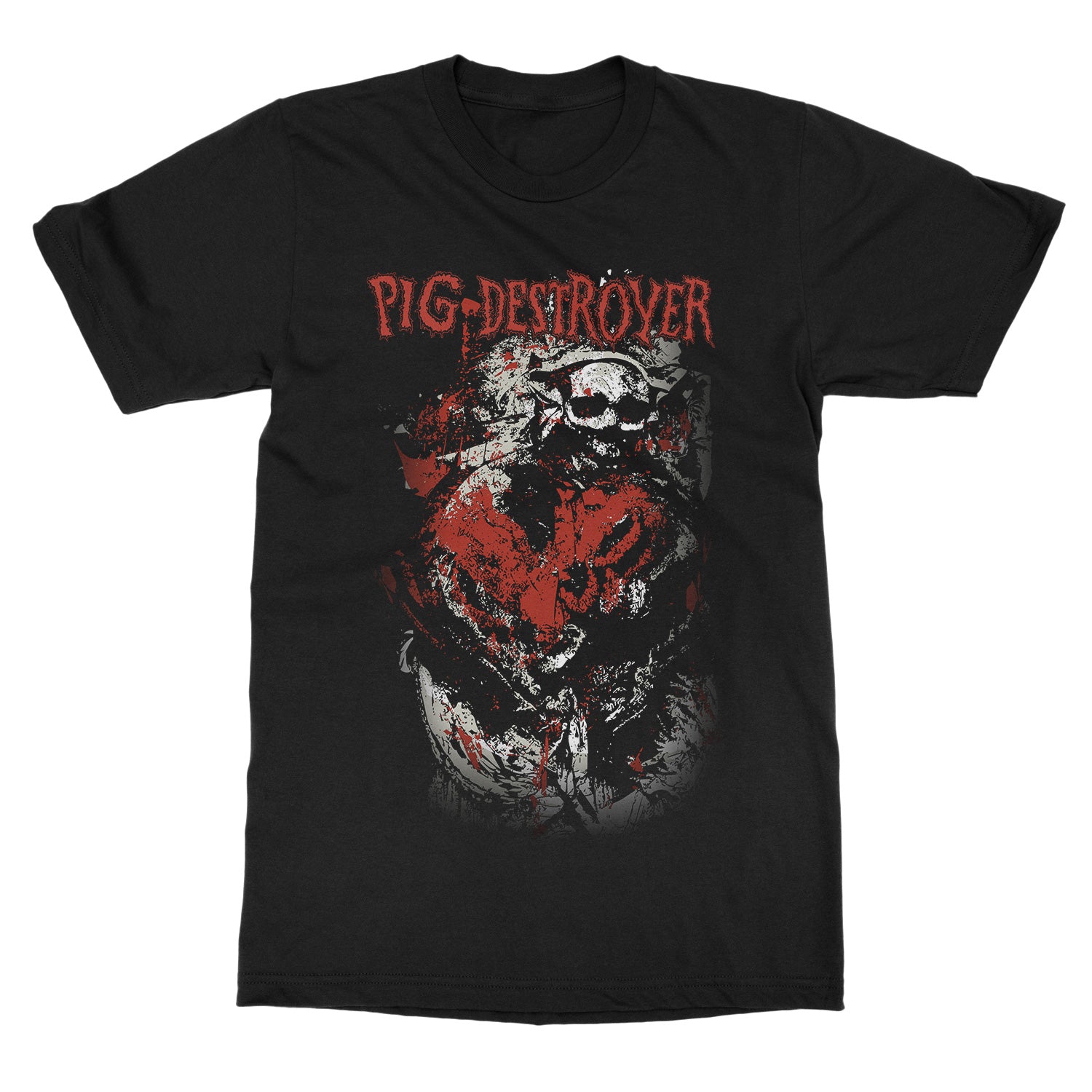 Pig Destroyer Plague Monarch Limited T-Shirt (Black) - Image 2
