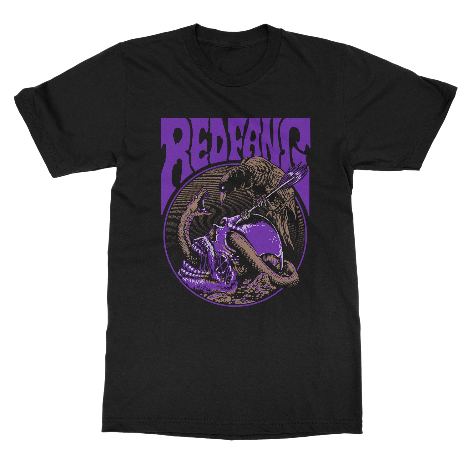 Red Fang Funeral Coach (Purple) T-Shirt - Image 2