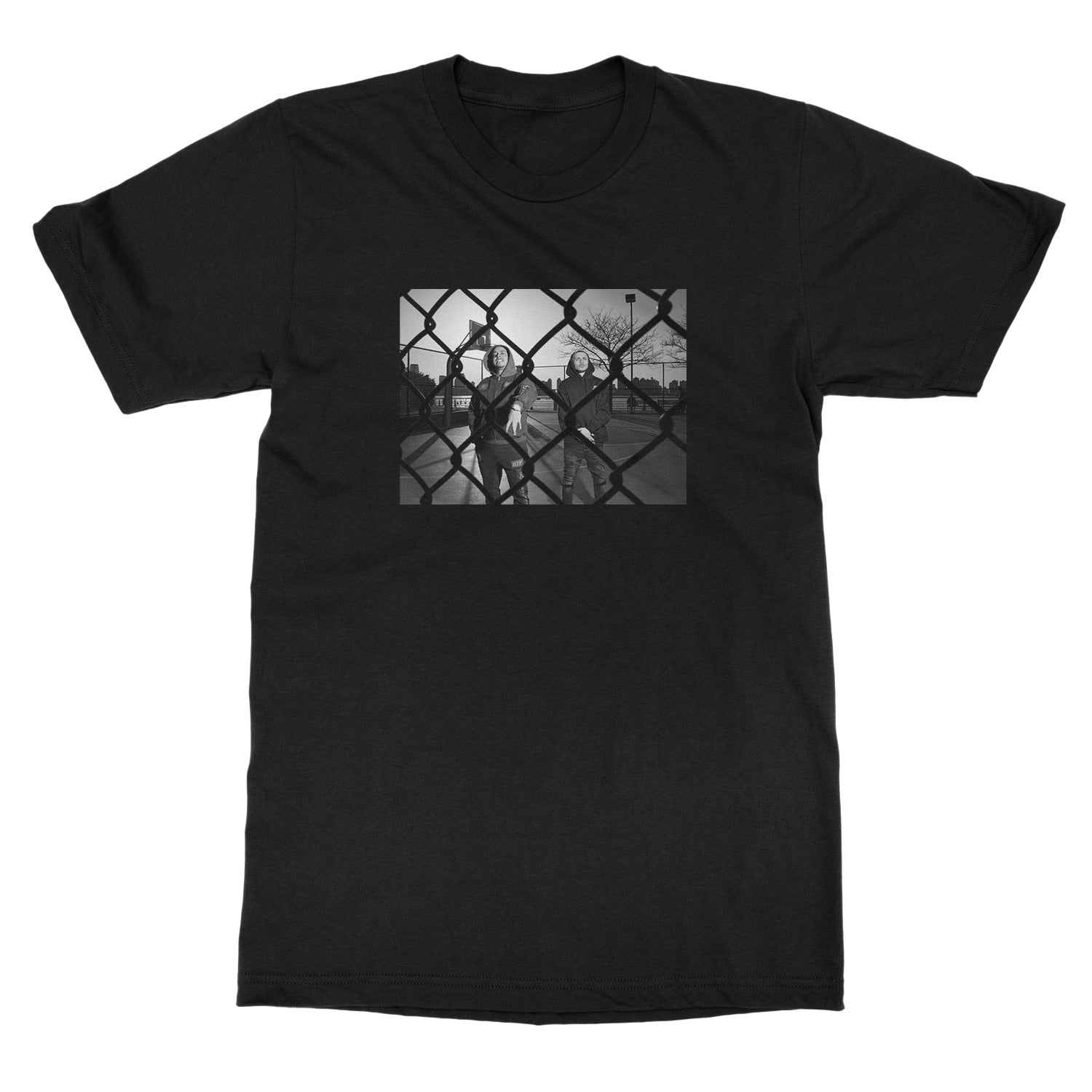 Flee Lord & Crisis Flee Lord & Crisis Full Court Press Album Artwork T-Shirt (2 Sided) T-Shirt - Image 2