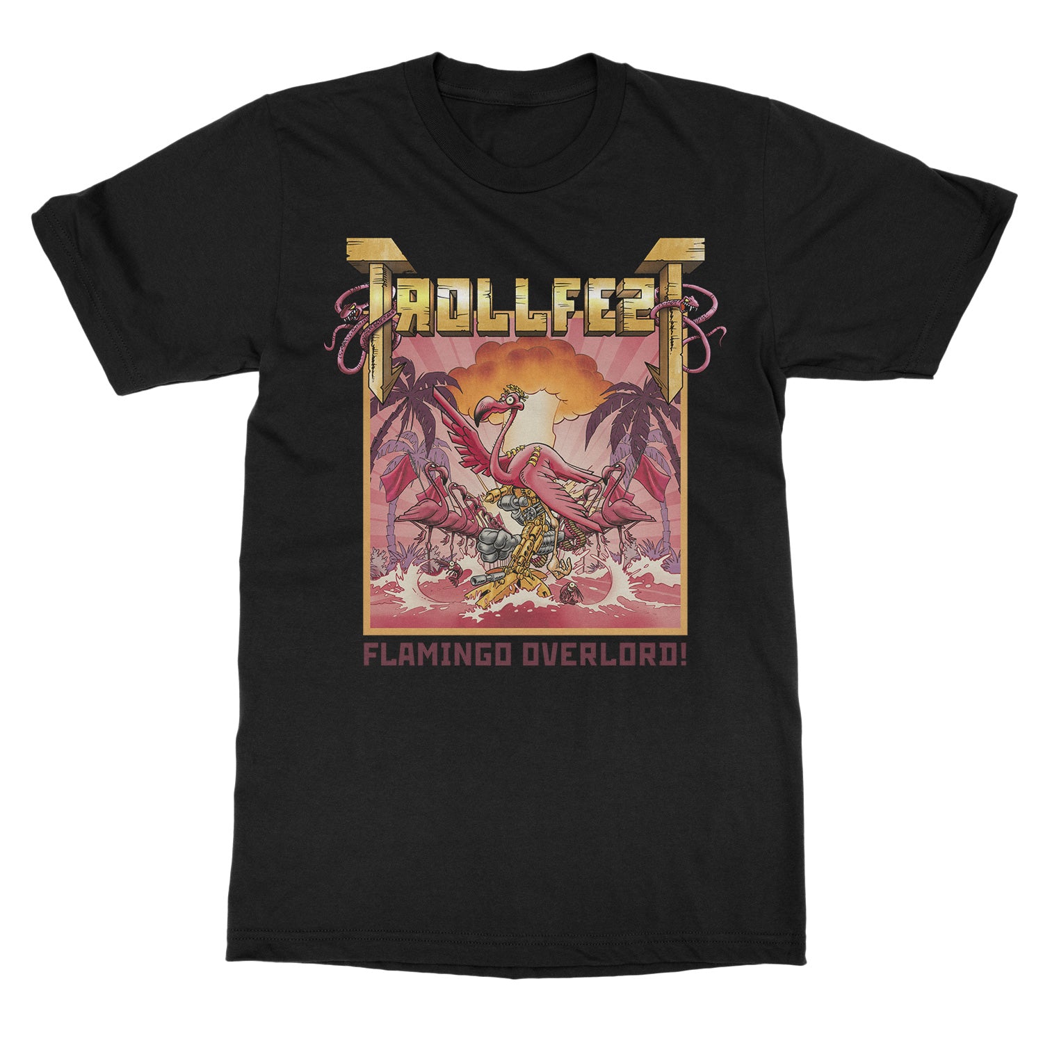 Trollfest Flamingo T-Shirt - Image 2