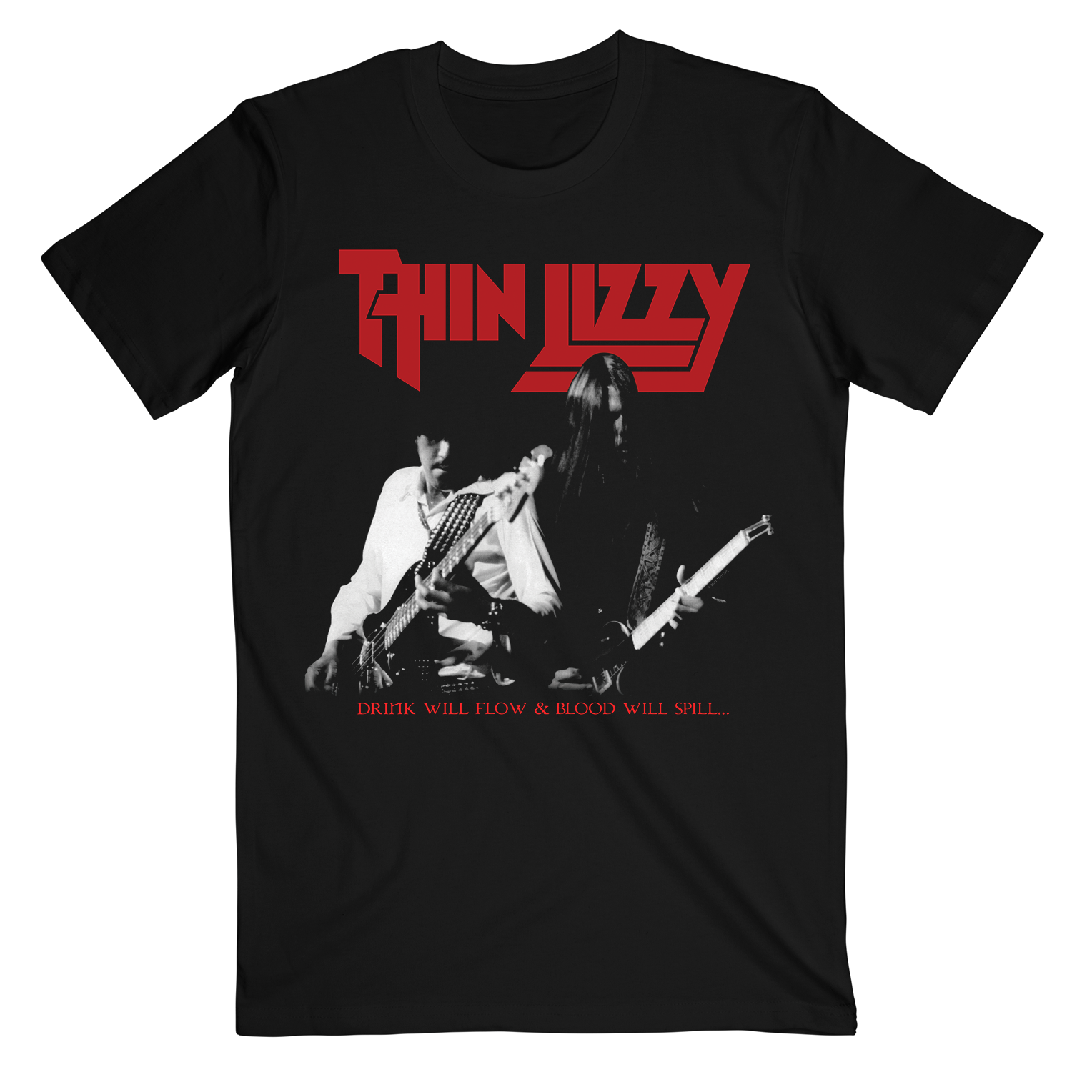 Thin Lizzy The Drink Will Flow T-Shirt - Image 2