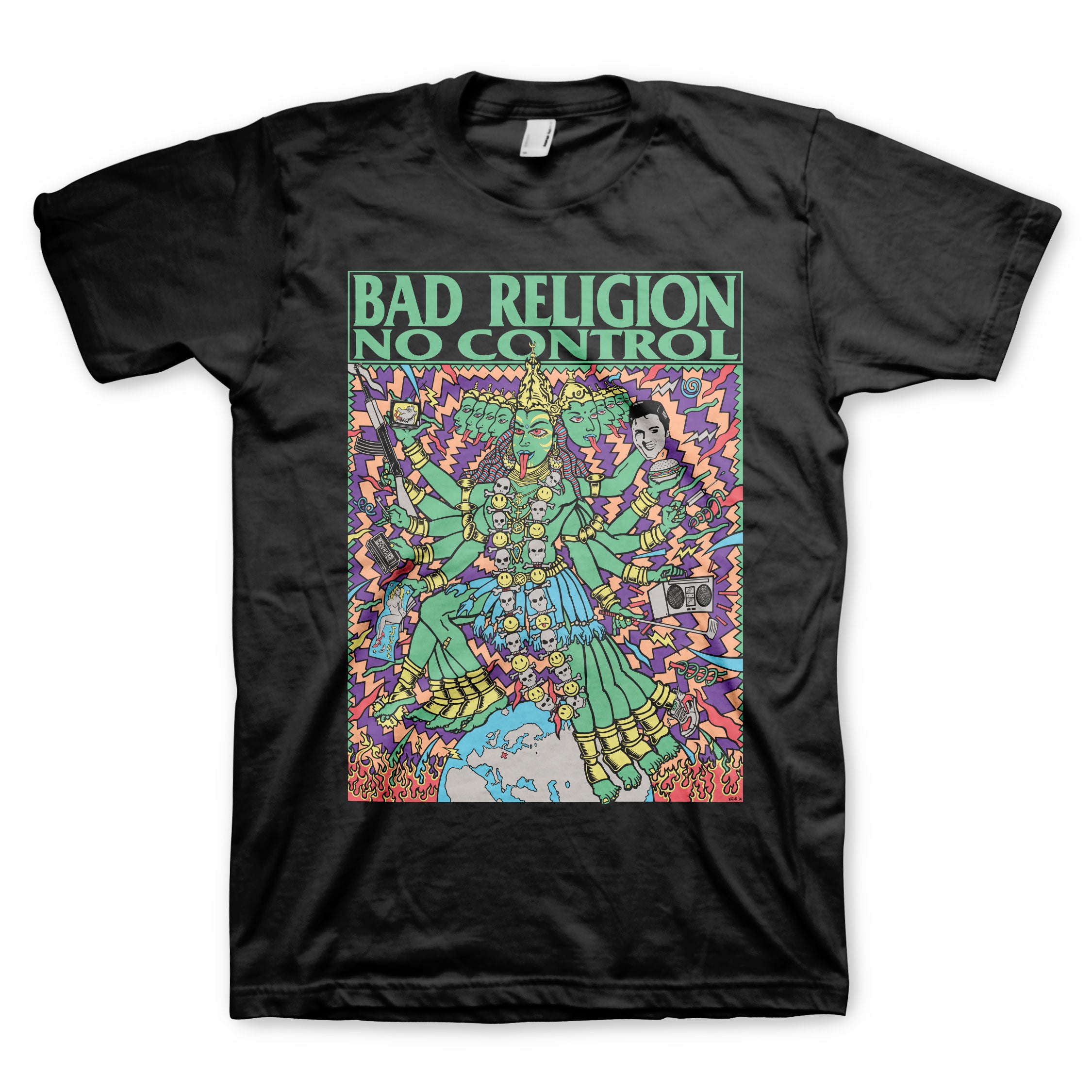 Bad Religion Kozik No Control T-Shirt - Image 2