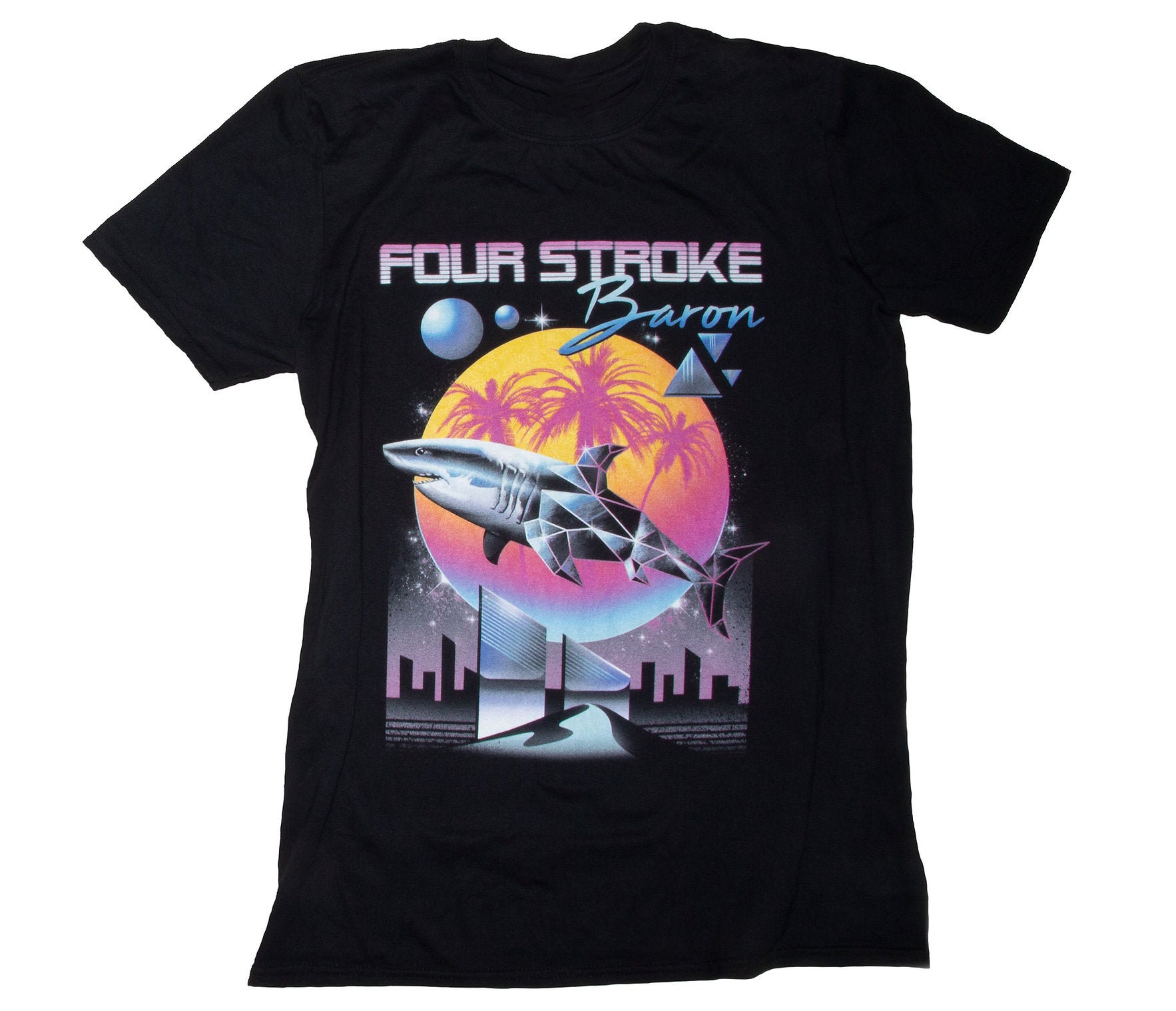Four Stroke Baron Great White T-Shirt - Image 2