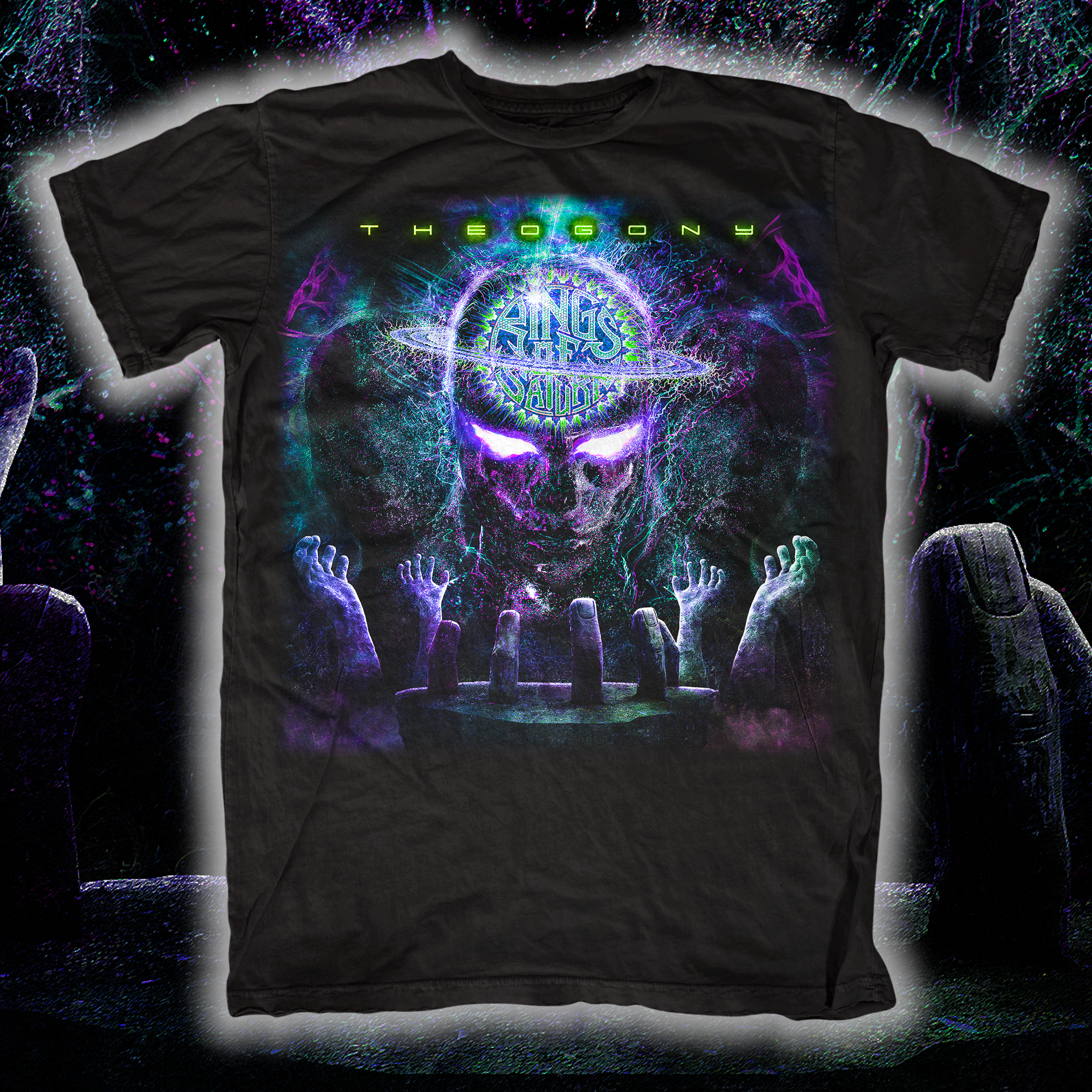Rings Of Saturn Theogony T-Shirt - Image 2