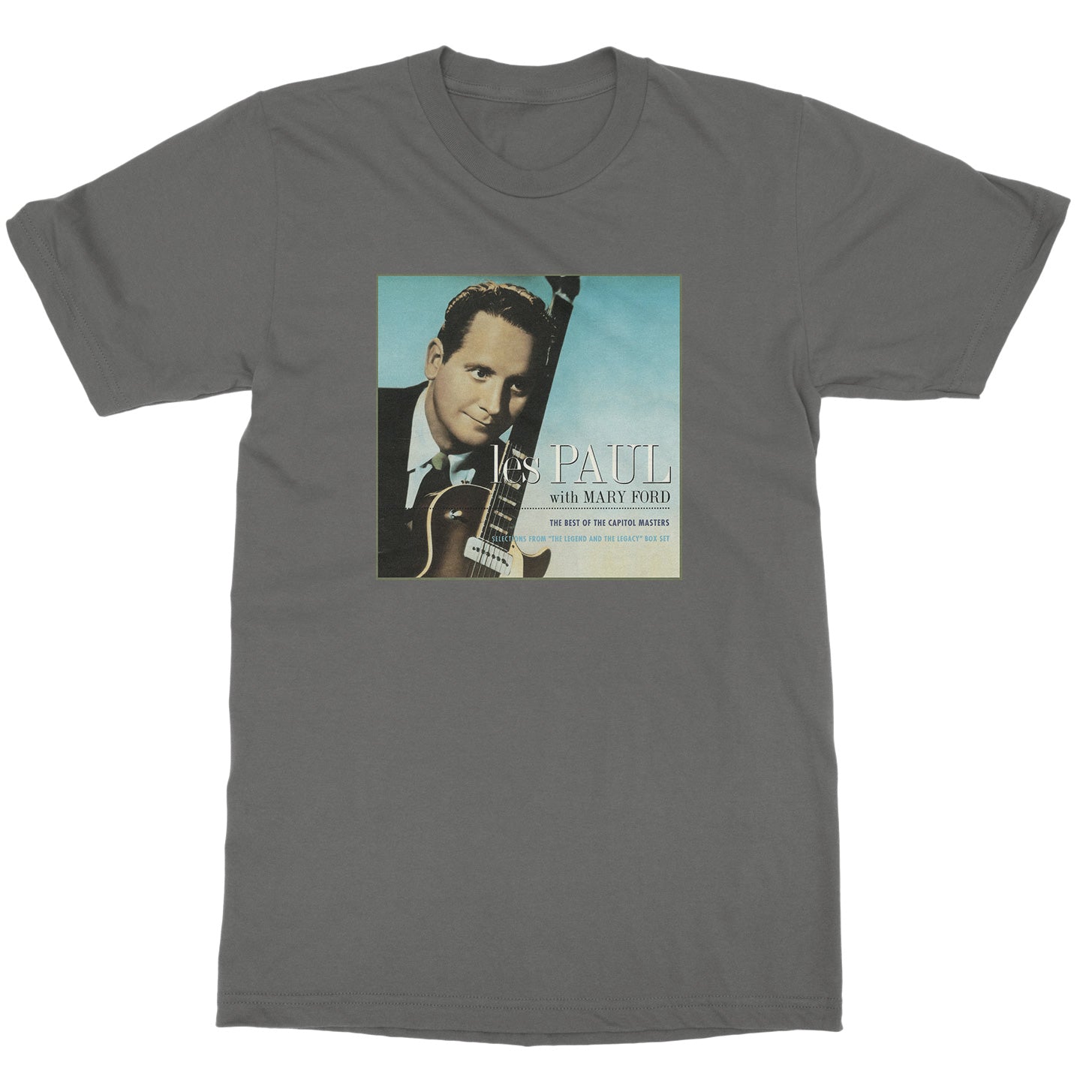Les Paul Limited Edition Les Paul & Mary Ford The Best Of The Capital Masters Album T-Shirt - Image 2