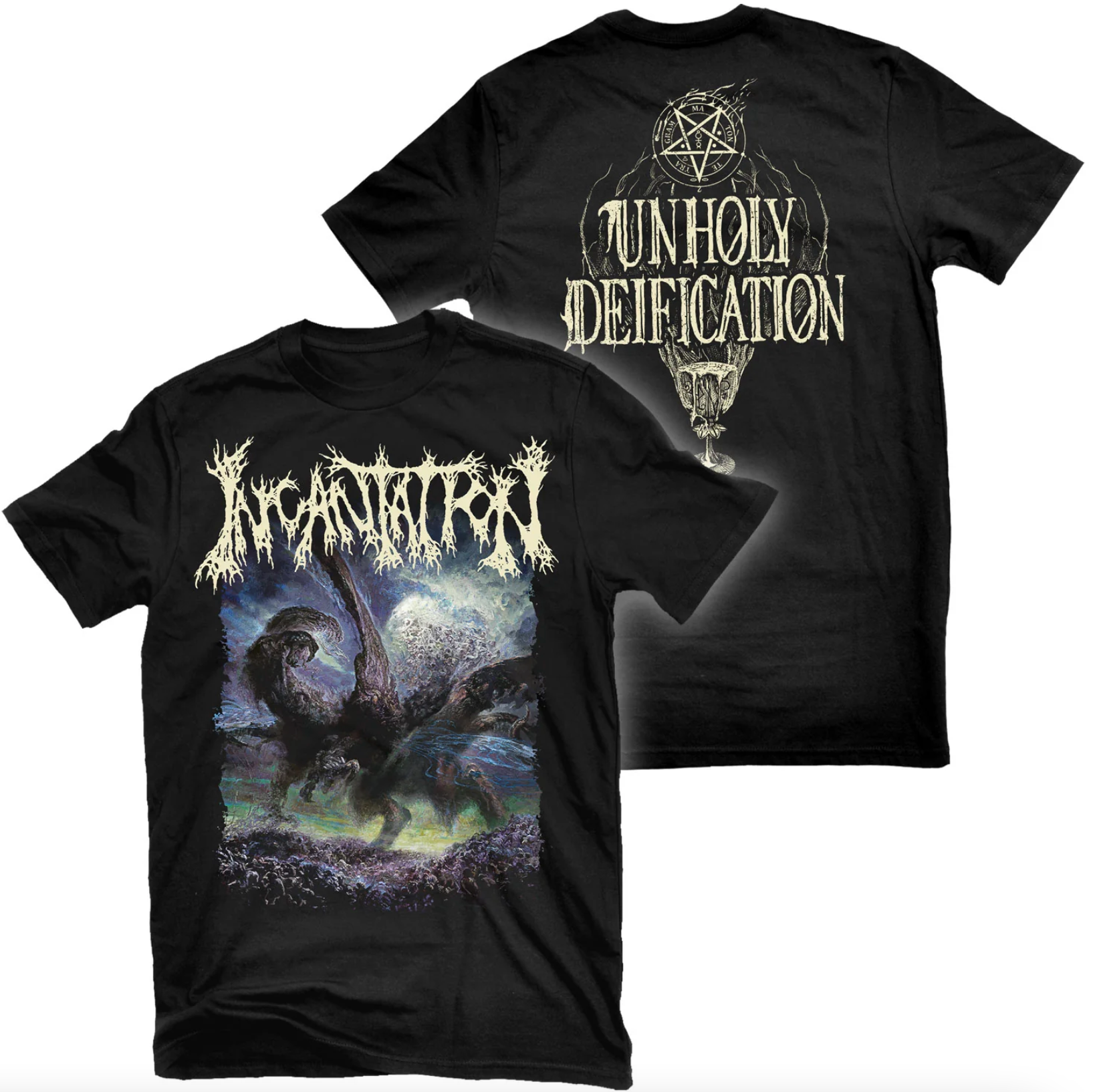 Incantation Unholy Deification T-Shirt - Image 2