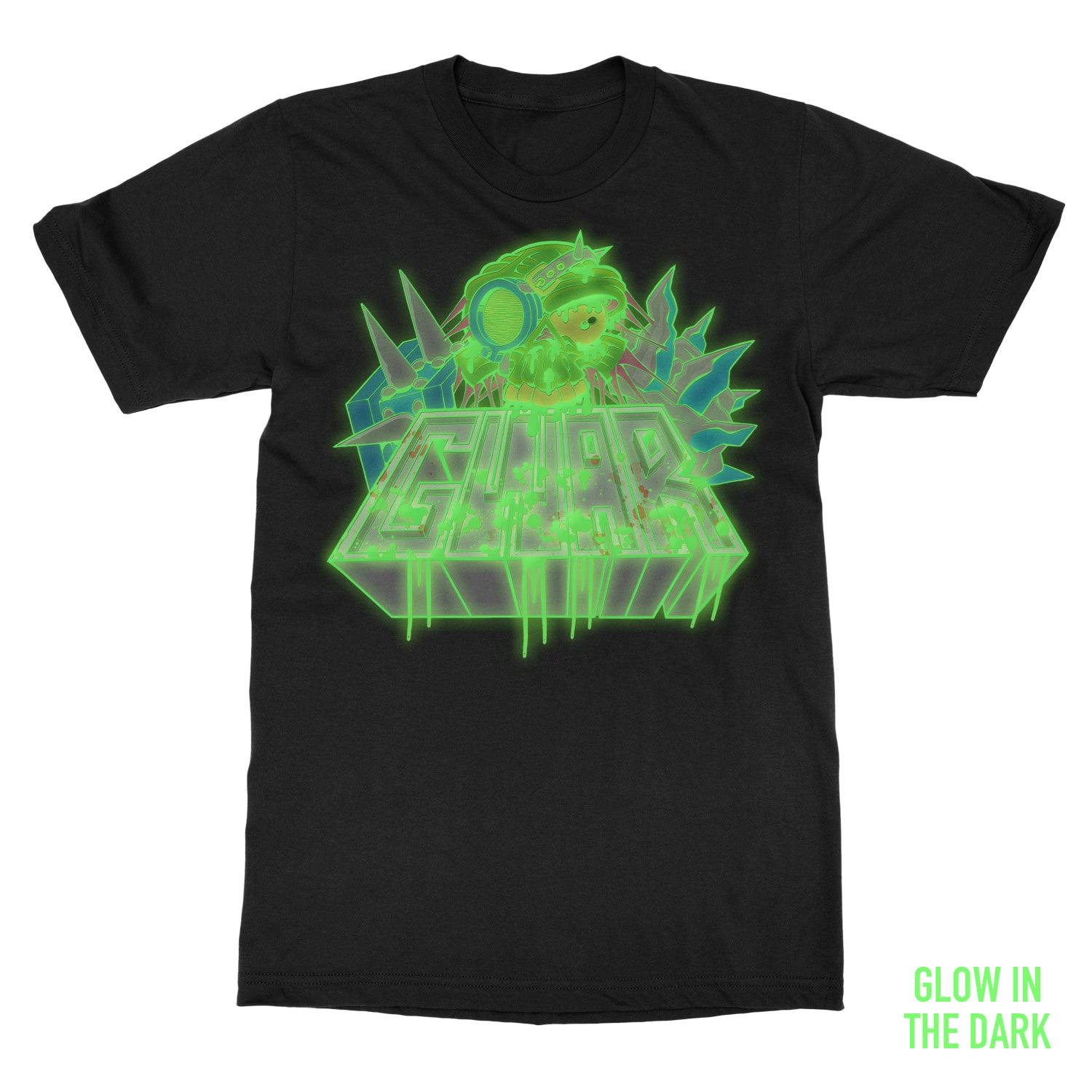 Gwar Green Skull (Glow) T-Shirt - Image 2
