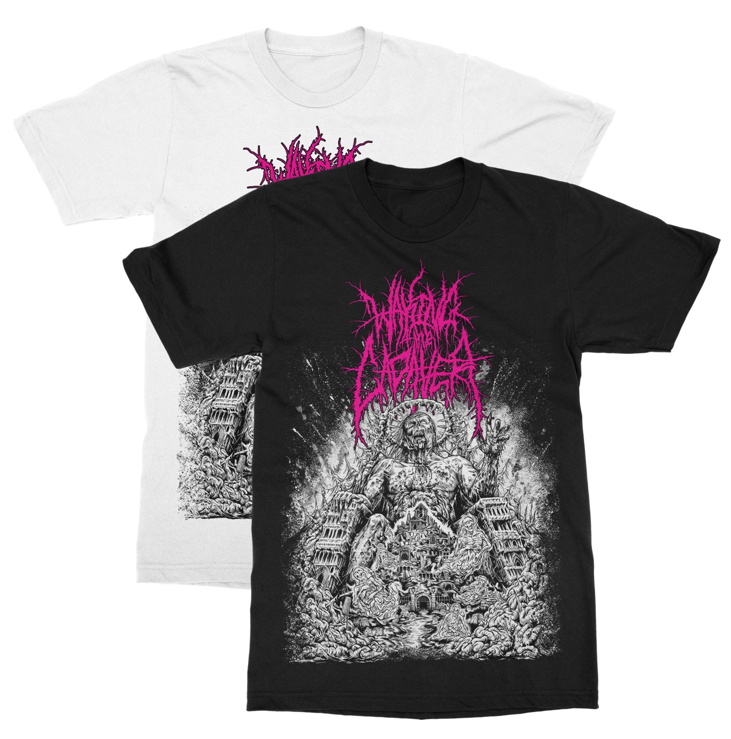 Waking The Cadaver Authority Through Intimidation T-Shirt (Black) - Image 2