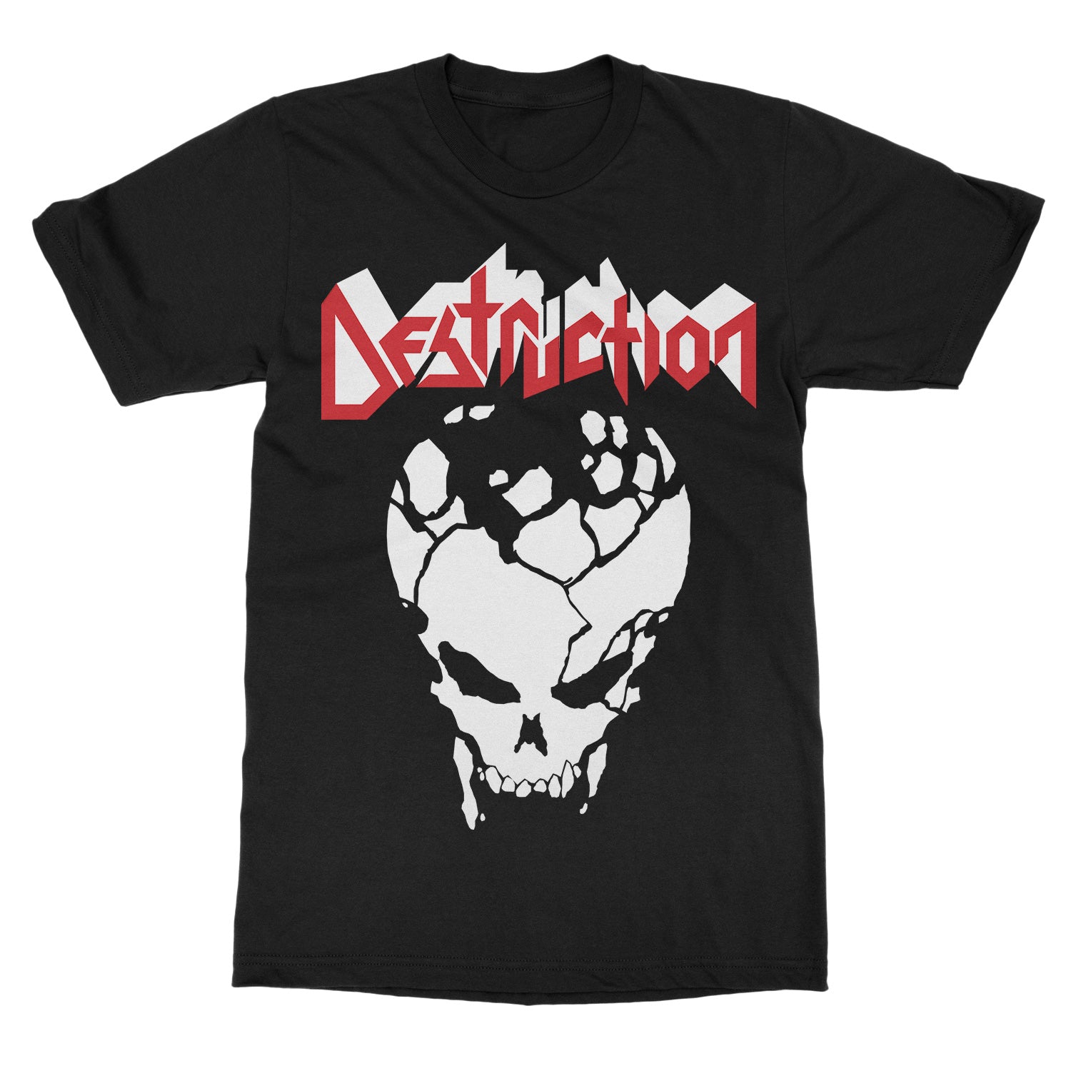 Destruction Cracked Skull T-Shirt - Image 2