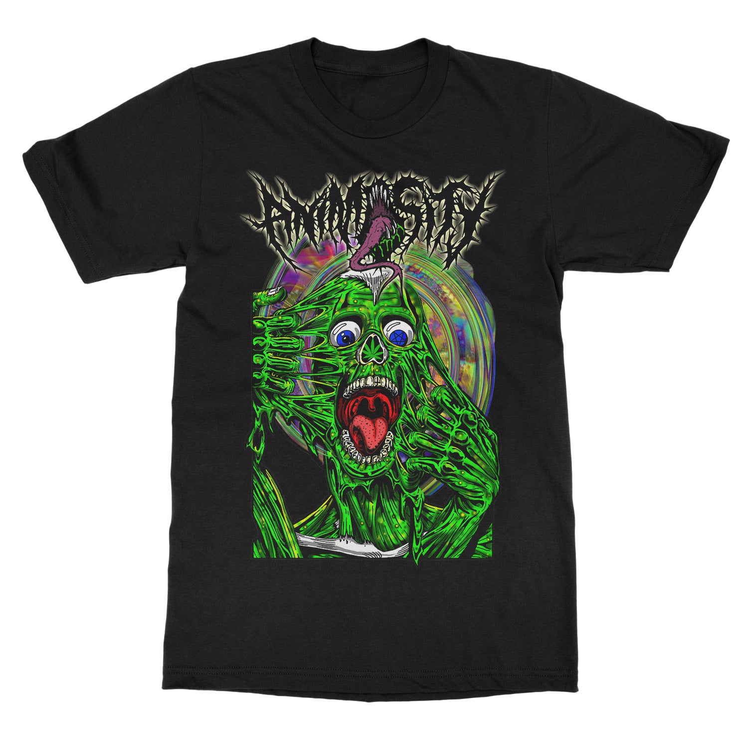 Animosity Face Rip T-Shirt - Image 2